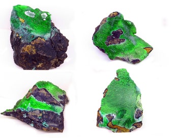 TOP GREEN CONICHALCITE mineral specimens from Spain (One mineral). Available in various sizes 2.5 to 5cm.