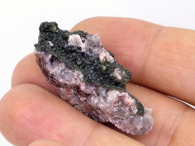 TOP Libethenite from Portugal mineral collection / ONE MINERAL zdjęcie 8
