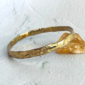 Unique Gold Bracelet, Textured Bracelet, Gold Bangle Bracelet, Statement Bracelet Women, Avant Garde Bracelet, Stacking Gold Bangle, Boho
