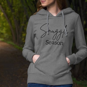 Pullover Hoodie Snuggle Season Graphic Hoodie Unisex Heavy Blend Hooded ...