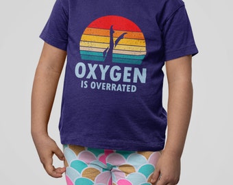 Synchronized Swimmer, Artistic Swimming Oxygen is overrated - Synchro Gift Kids Heavy Cotton™ Tee