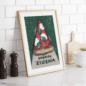 VOEDING PIRAMIDE poster