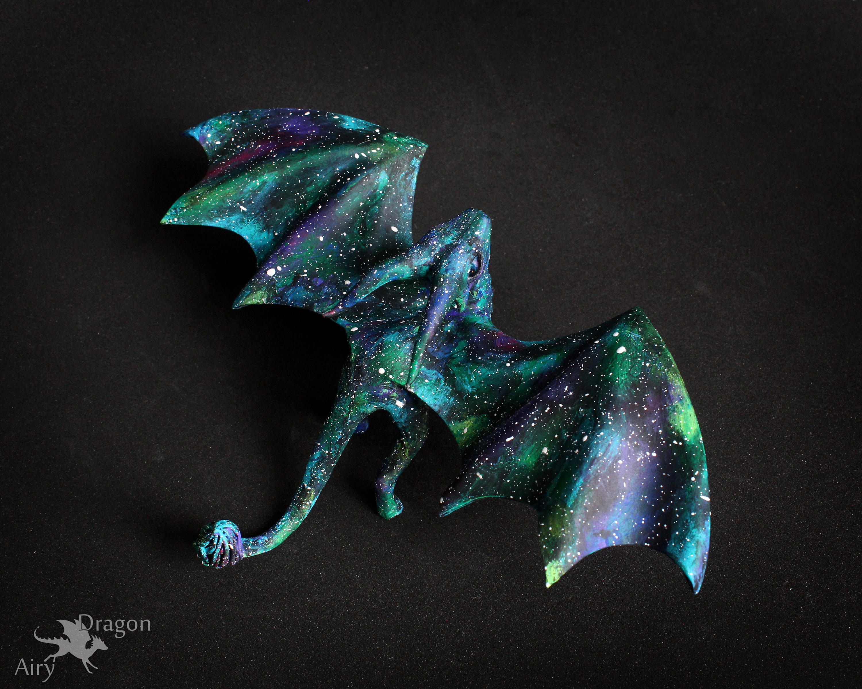 Figurine Dragons Les Gardiens Du Ciel Sculpture de Dragon de galaxie. Figurine stellaire stellaire | Etsy