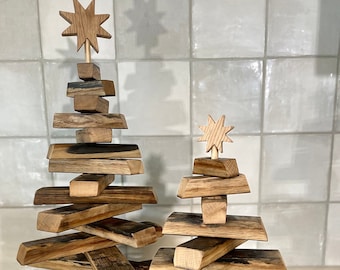 Bourbon Barrel Christmas Trees- Two sizes available