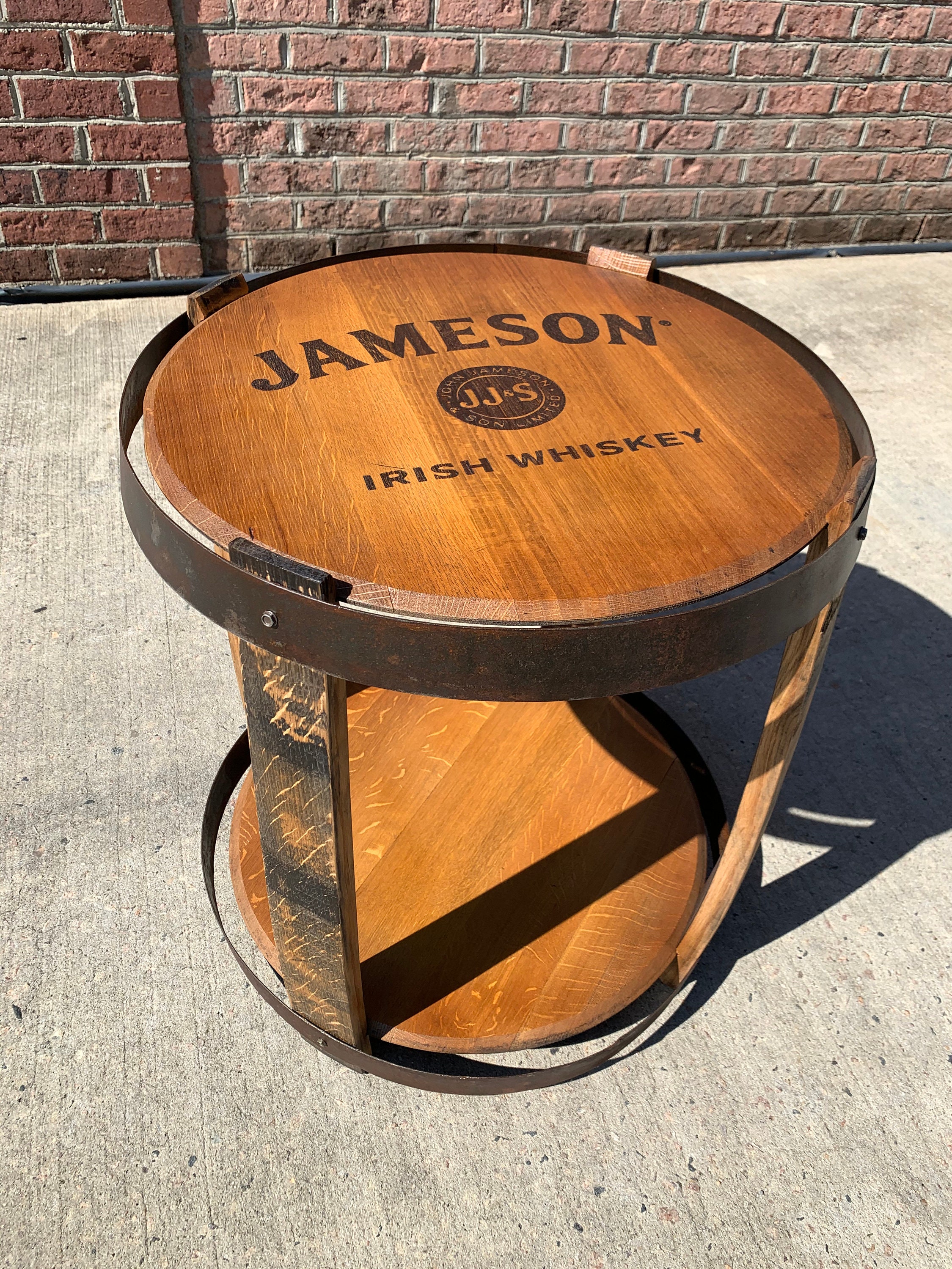 Bourbon Barrel End Table Etsy