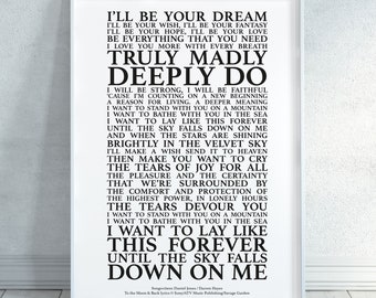 Truly Madly Deeply Etsy