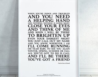 You Ve Got A Friend Etsy You Ve Got A Friend Etsy