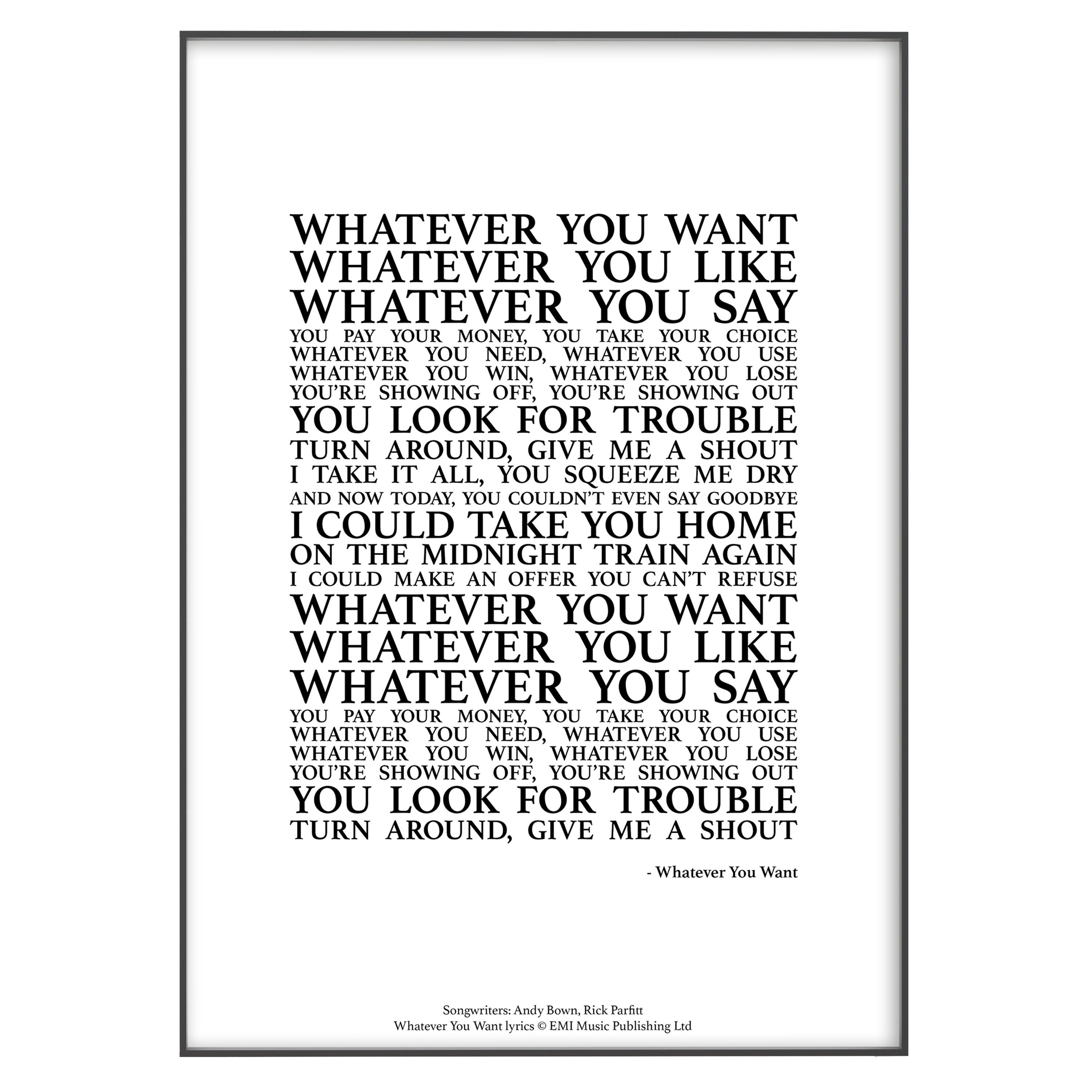 If You Want It Lyrics - a5ujgpy