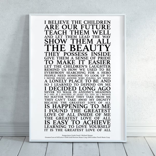 The Greatest is Love - Etsy