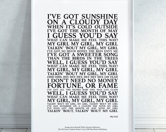 My girl song with lyrics