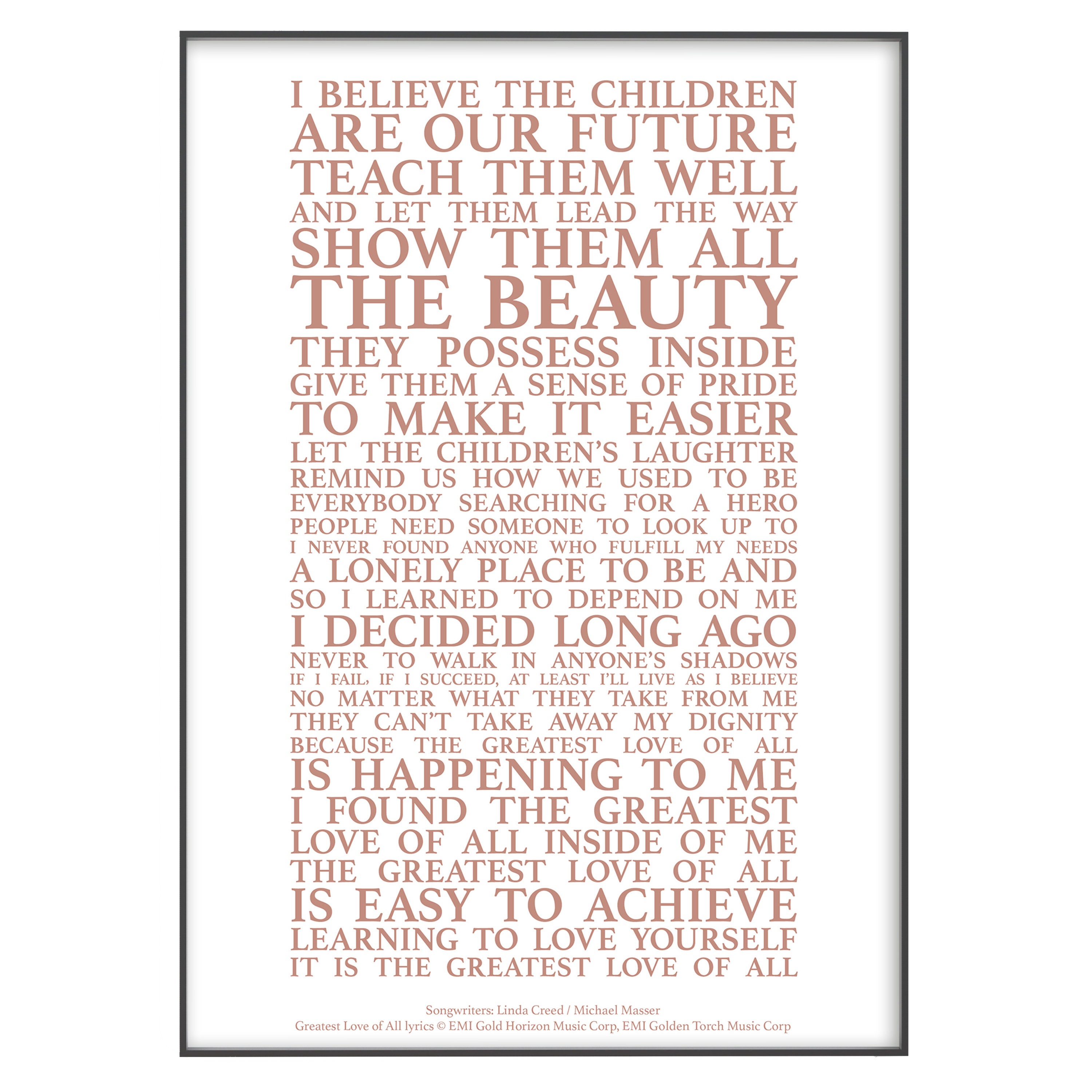  Sacrifice Song Lyric Vintage Quote Print : Office Products