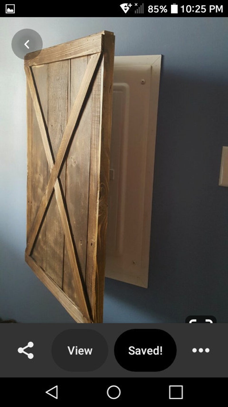 Wood Electrical Breaker Door Etsy