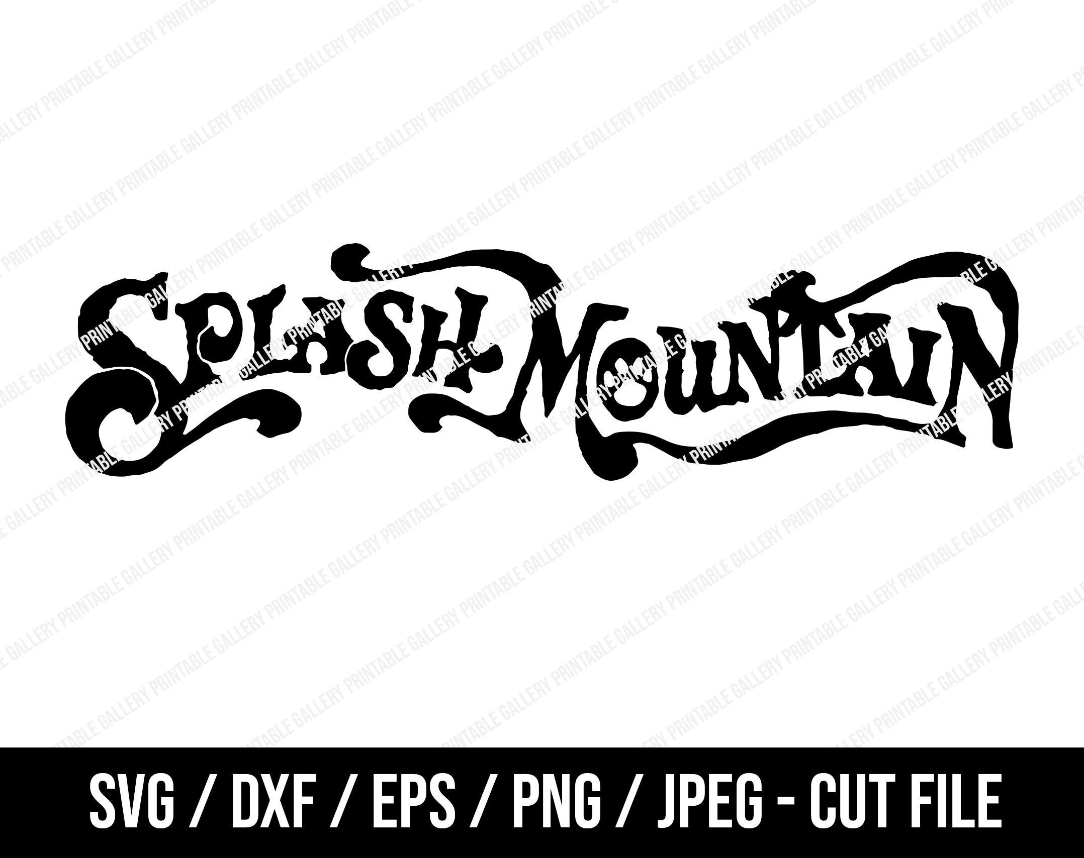 Digital Download Digital Scrapbooking Disneyland World Attraction Rides Printable Cut File Svg File Disney Splash Mountain Ride Title Paper Party Kids Craft Supplies Tools Advancedrealty Com