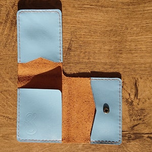 Trifold leather wallet, men's wallet, custom leather wallet, gift for men, multi-fold leather wallet, tri-fold leather wallet