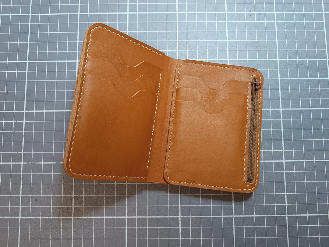 Human Made Wallet Handmade Leather Bifold Wallet, Unisex Leather Wallet, Leather Gift ...