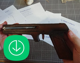 The Original Leather pistol Pattern - pistol schematics - Pattern Pdf