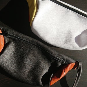 Crossbody Leder Moonbag, Ledertasche, Leder Schultertasche, Leder lange Riemen Bauchtasche, Leder Bauchtasche