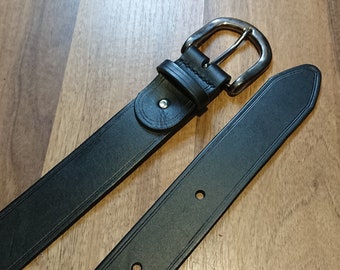 Leather belt made from all natural bovine leather, handmade, single strip vegtan, customization ready, great gift