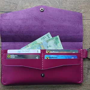 Leder Umschlag Brieftasche, Kartenumschlag, Leder Brieftasche, Leder Kupplung Brieftasche, Umschlag Kupplung