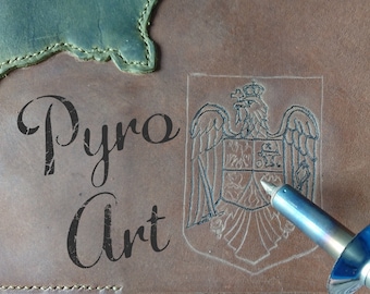 Pyro Art : add Personalization / Dedication.  Service available with physical leather items only *NOT A STANDALONE PRODUCT*