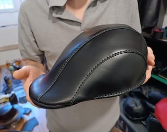 Leather flatcap (duckbill/gatsby hat) hat - Available for custom order only