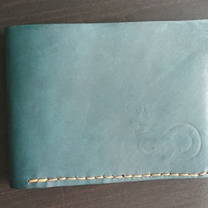 Portafoglio bifold semplice in pelle, portafoglio bifold standard in pelle, portafoglio da uomo, portafoglio regalo da uomo, elegante portafoglio bifold da uomo