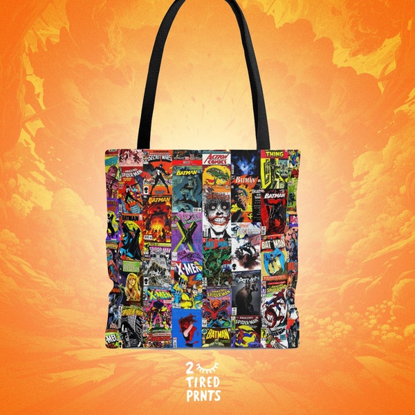 Borsa tote classica dei fumetti