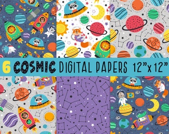 space wrapping paper