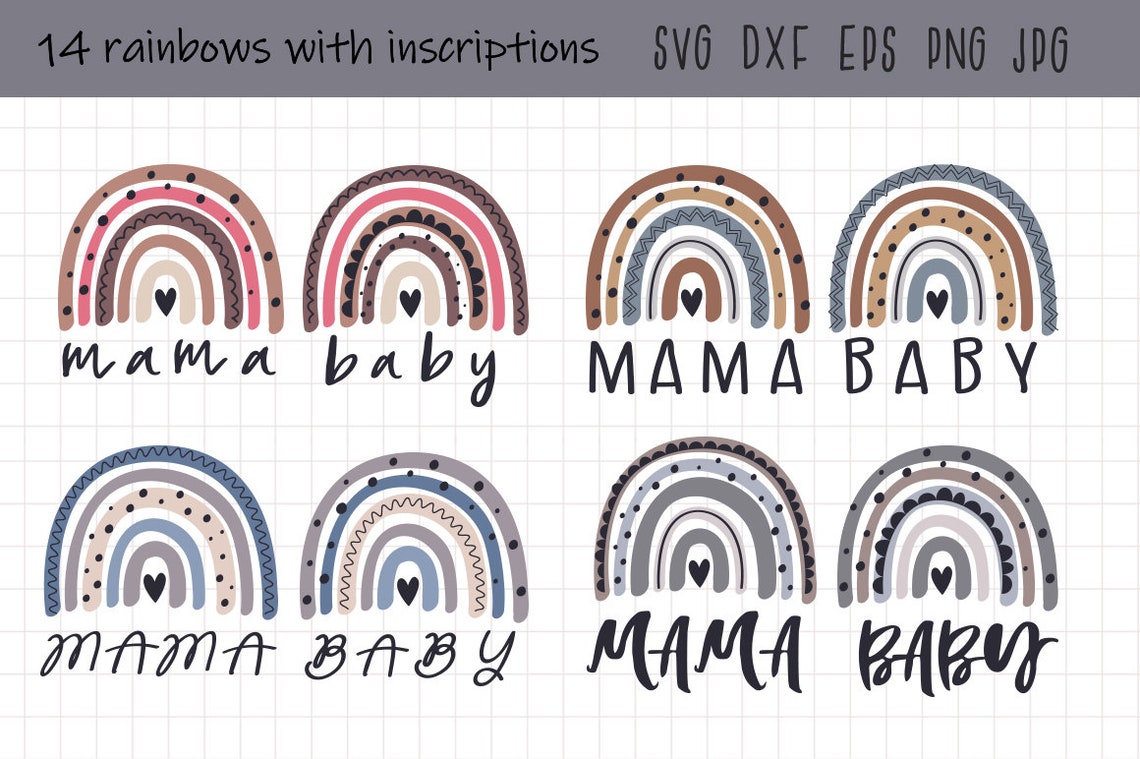Free Free Mama Rainbow Svg 101 SVG PNG EPS DXF File