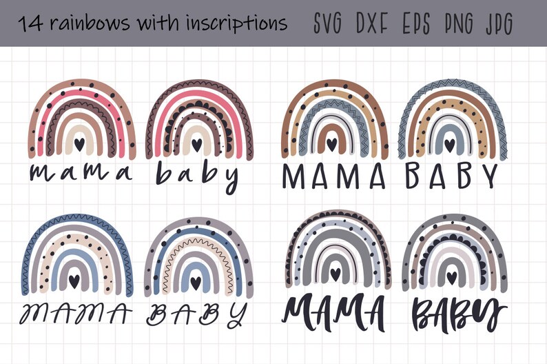 Free Free Free Mama Rainbow Svg 378 SVG PNG EPS DXF File