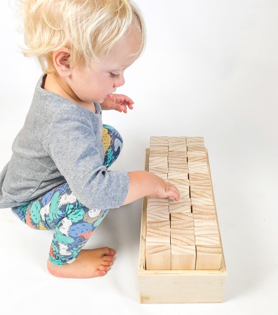 large wooden stacking blocks