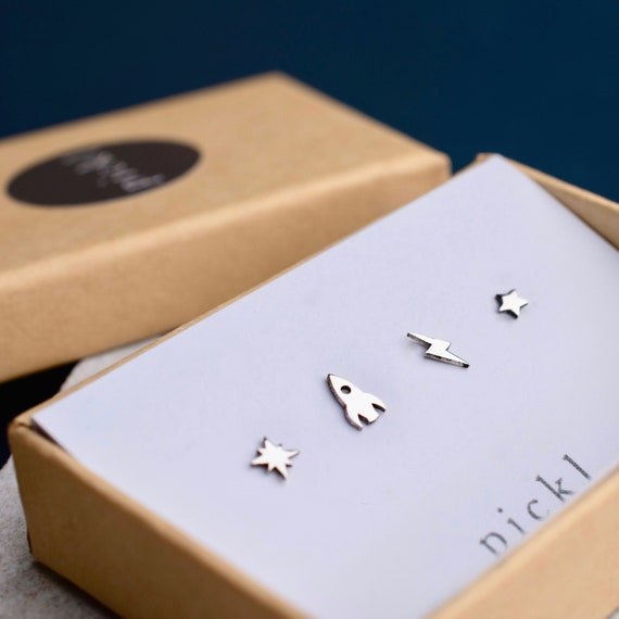 Silver stud sale earrings multipack