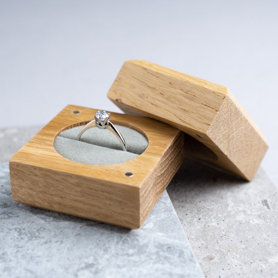 Etsy engagement on sale ring box