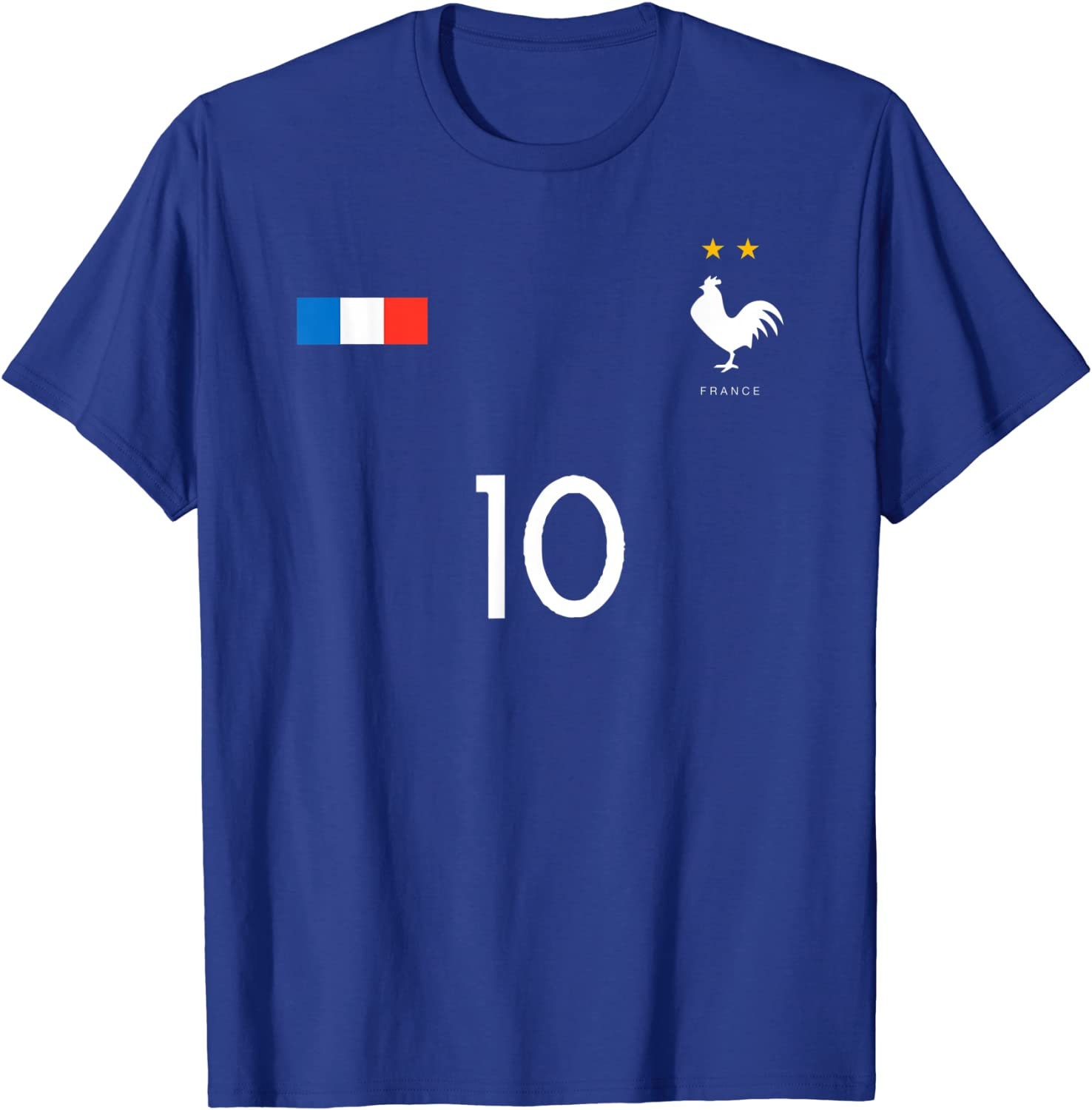 Discover France football team t-shirt with personalized number and name