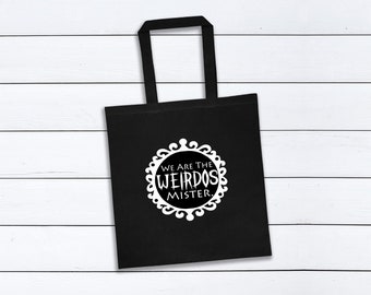 We Are The Weirdos Mister - The Craft Classic Goth Emo Tote Bag, Shopping Carrier Bag - Vast Space Art - Canvas Tote Bags, Cat Lover Gift