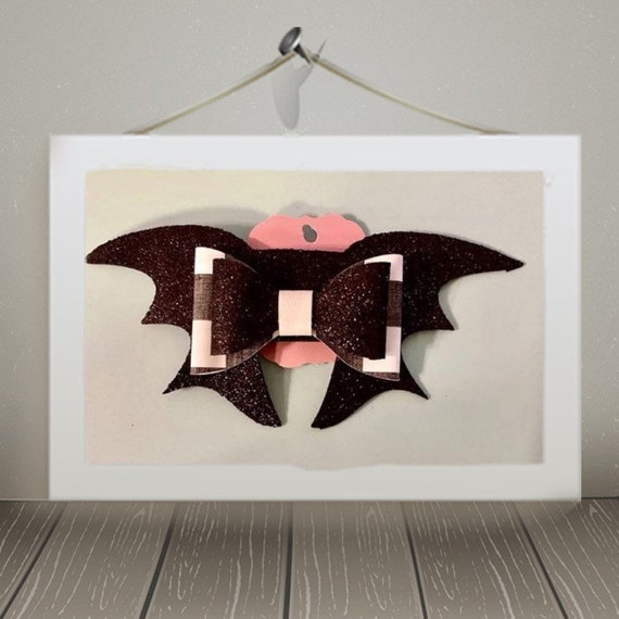 Plaid Bat Bow