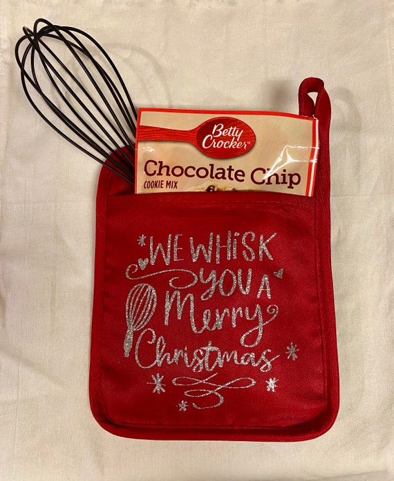 Holiday Oven Mitt Baking Gift Set Etsy