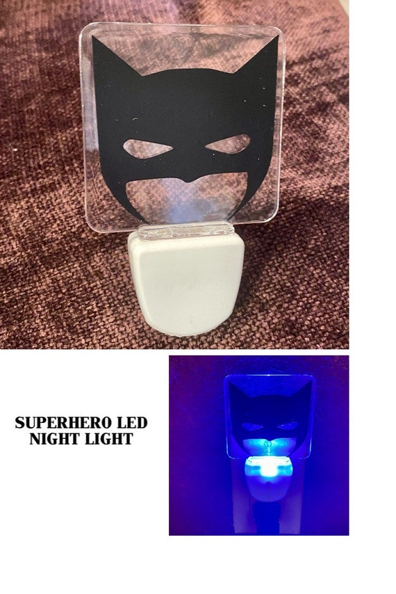 Superhéros LED Night Light Etsy