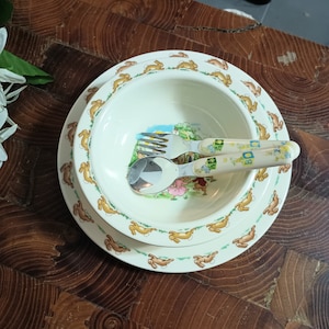 Royal Doulton Bunnykins Baby Dish Set