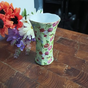 Baum Bros Formalities Rose Chintz Vase