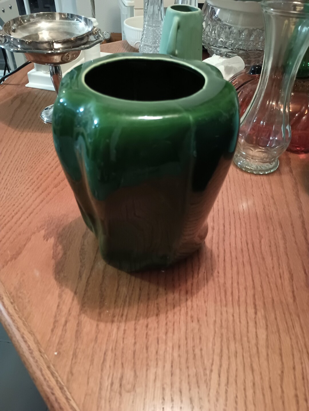 Vintage Mccoy Pottery Green Pepper Jar 157 USA Etsy