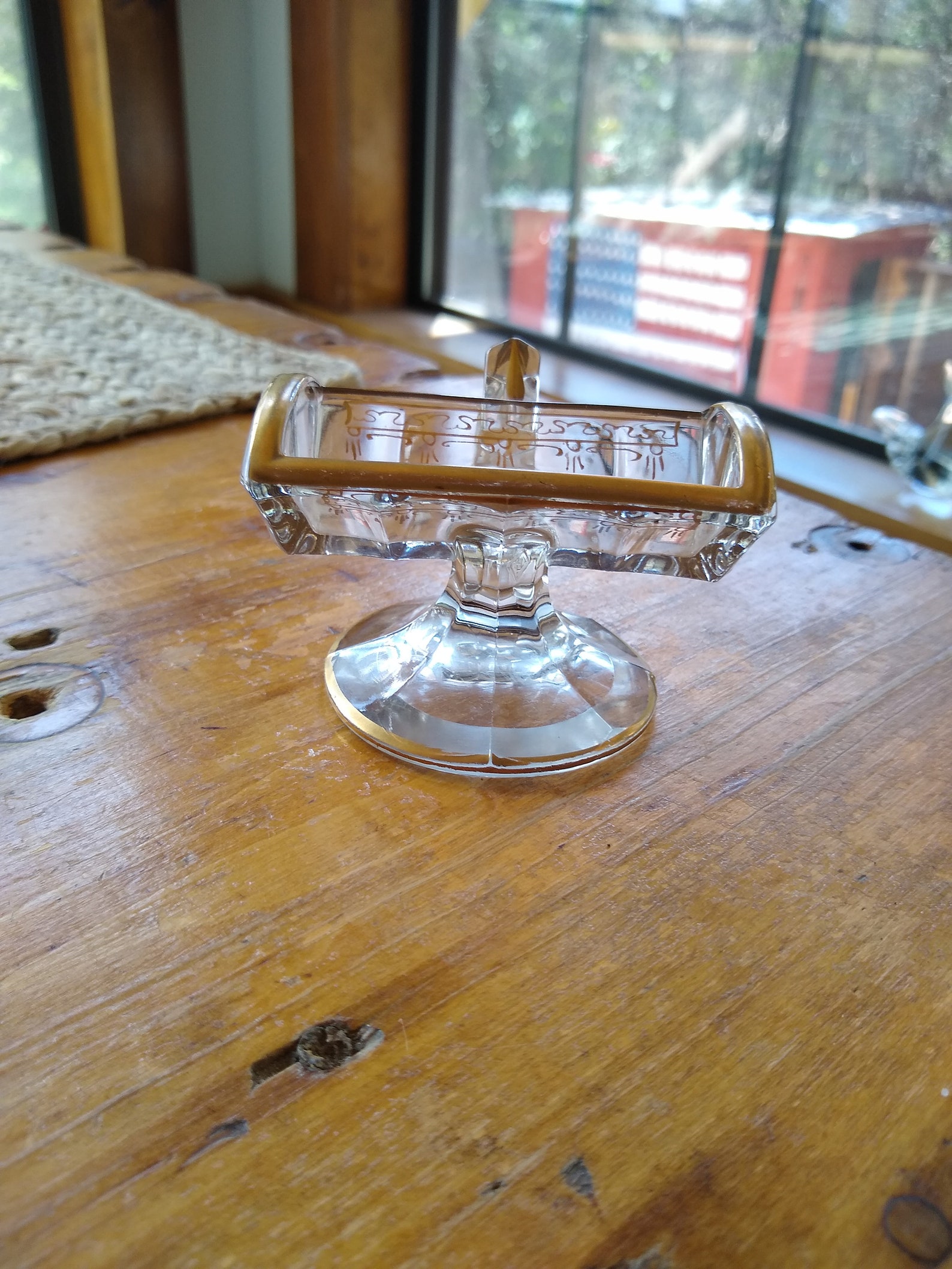 H. Heisey Narrow Flute Individual Sugar Cube Holder Heisey Etsy