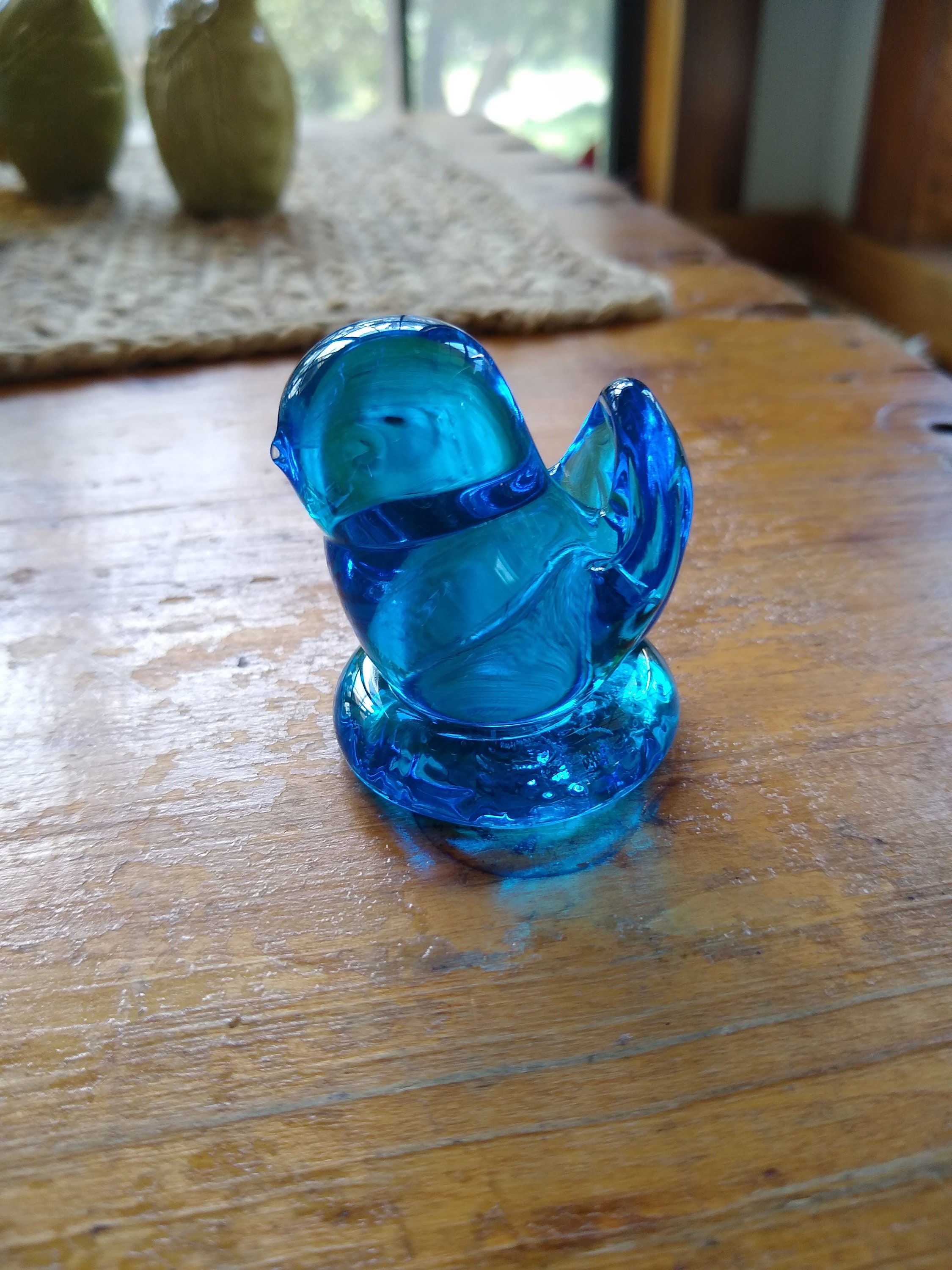 Leo Ward Small Bluebird of Happiness Signed - Etsy UK