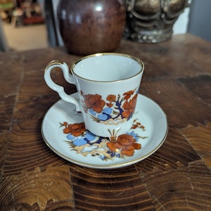 Bareuther Waldsassen Bavaria Germany Porcelain Cup Saucer Demitasse