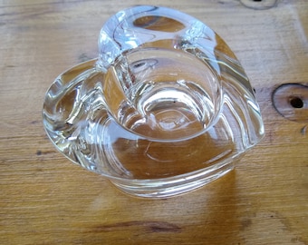 Miller Rogaska Crystal "Heart Shaped Votive" Full Lead Crystal