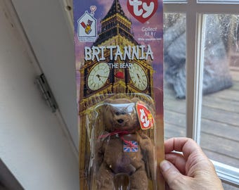 McDonalds Britannia Beanie Baby: Rare Tag Errors, Vintage Collectible