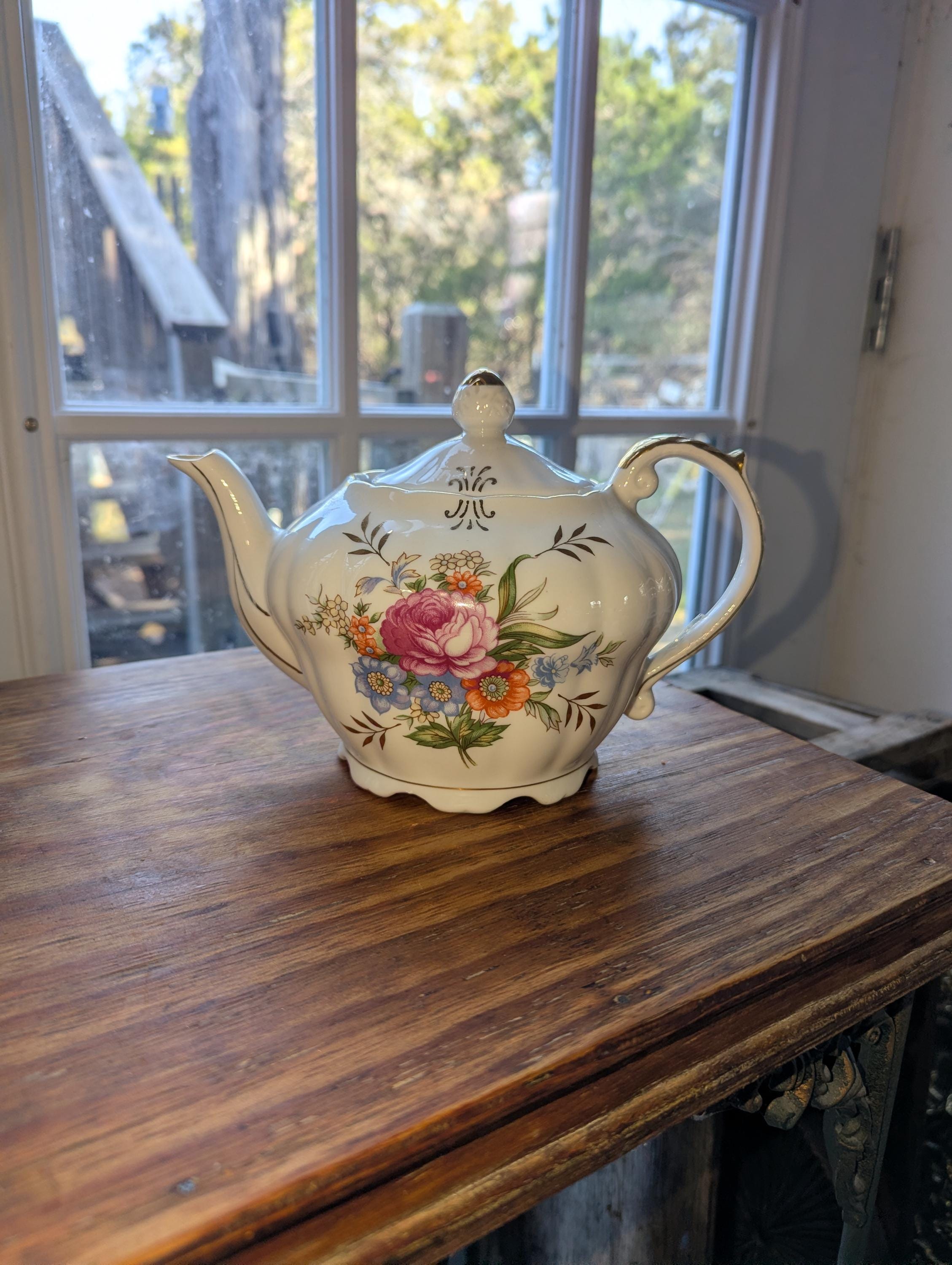 Vintage Teapot Music Box - Etsy