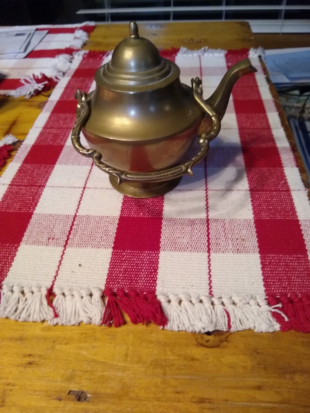 Brass Teapot Made in Korea Etsy