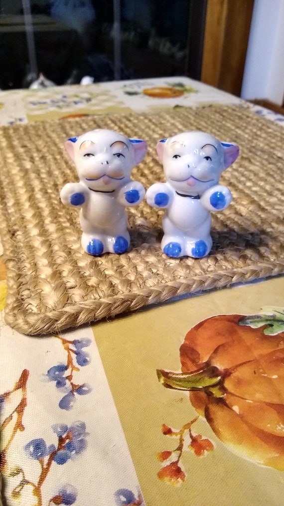 ビンテージセラミックBONZOソルト&ペッパー ビンテージセラミックBONZOソルト&ペッパー Vintage Bonzo Dog Salt