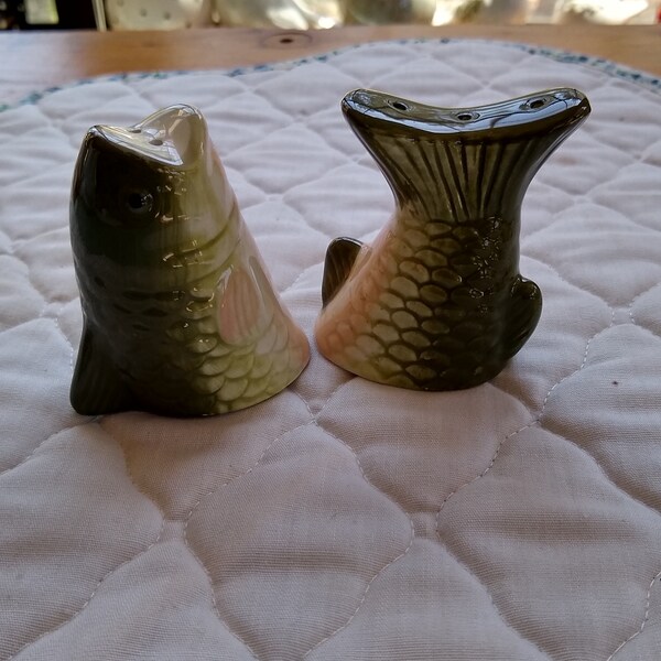 Fish Salt Pepper Etsy